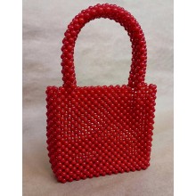 Сумка из акриловых бусин TBH Red Love красная (5432000003) Сумка из акриловых бусин TBH Red Love красная (5432000003)