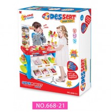 Интерактивный игровой комплекс Магазин набор на 40 предметов Best Toys (668-21) Розовый
