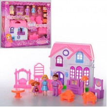 Детский игровой набор Домик Барби с куклами для девочек RUNDA toys (689-8)