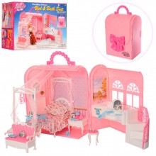 Набор мебели для куклы Спальня Best Toys (9988) Розовый Набор мебели для куклы Спальня Best Toys (9988) Розовый