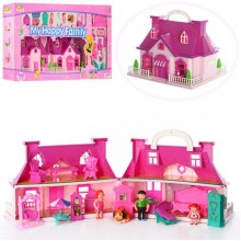Оригинальный игровой набор Домик Барби для кукол My Happy family Bambi для девочек Best Toys (8039) Розовый Оригинальный игровой набор Домик Барби для кукол My Happy family Bambi для девочек Best Toys (8039) Розовый