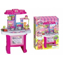 Игровая кухня Limo Toy с плитой и посудой (16641G)