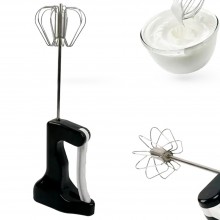 Ручной полуавтоматический венчик Kitchen whisk / Кухонный ручной венчик для взбивания Ручной полуавтоматический венчик Kitchen whisk / Кухонный ручной венчик для взбивания