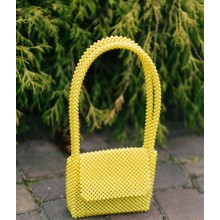 Сумка из акриловых бусин TBH Yellow Baby жёлтая (5432000004) Сумка из акриловых бусин TBH Yellow Baby жёлтая (5432000004)