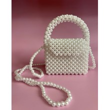 Сумка из акриловых бусин TBH Pearl Bag белая (5432000009) Сумка из акриловых бусин TBH Pearl Bag белая (5432000009)